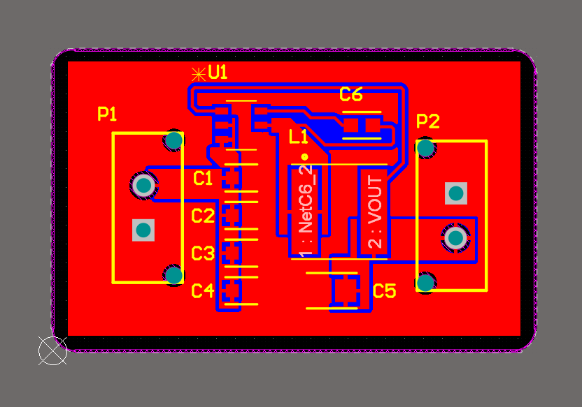 First PCB design for the Midnight Sun solar vehicle project